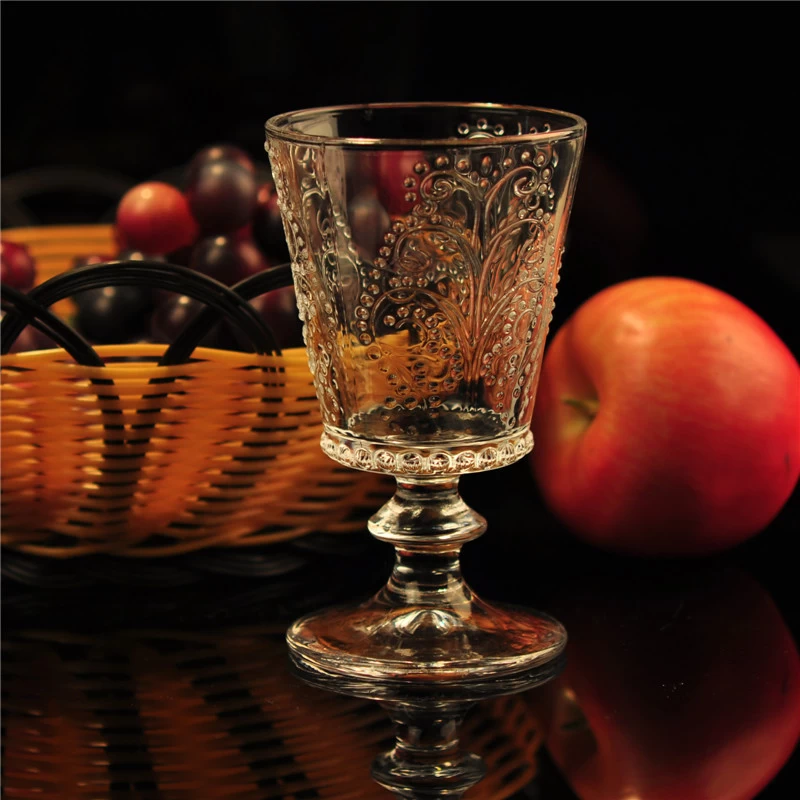 Customized Hand Made Stemware Candle Holder Glass