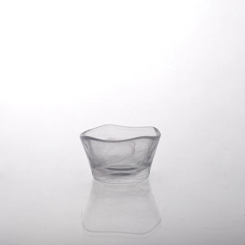 Thick glass tealight holders