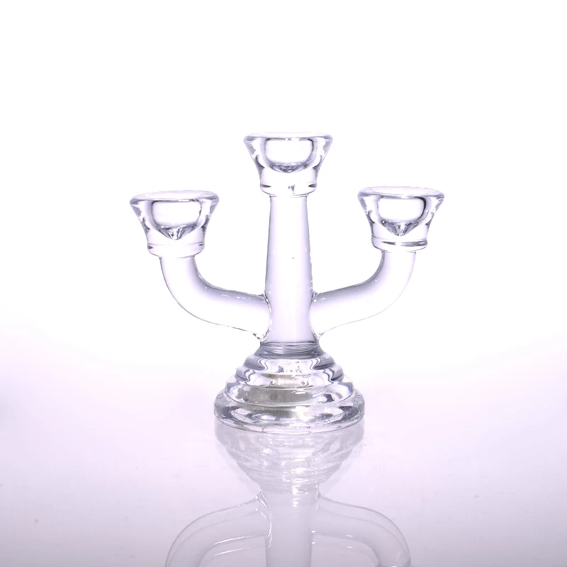 Glass Crystal Votive Candle Holder centerpiece candle holde for Tealights and Taper Candles