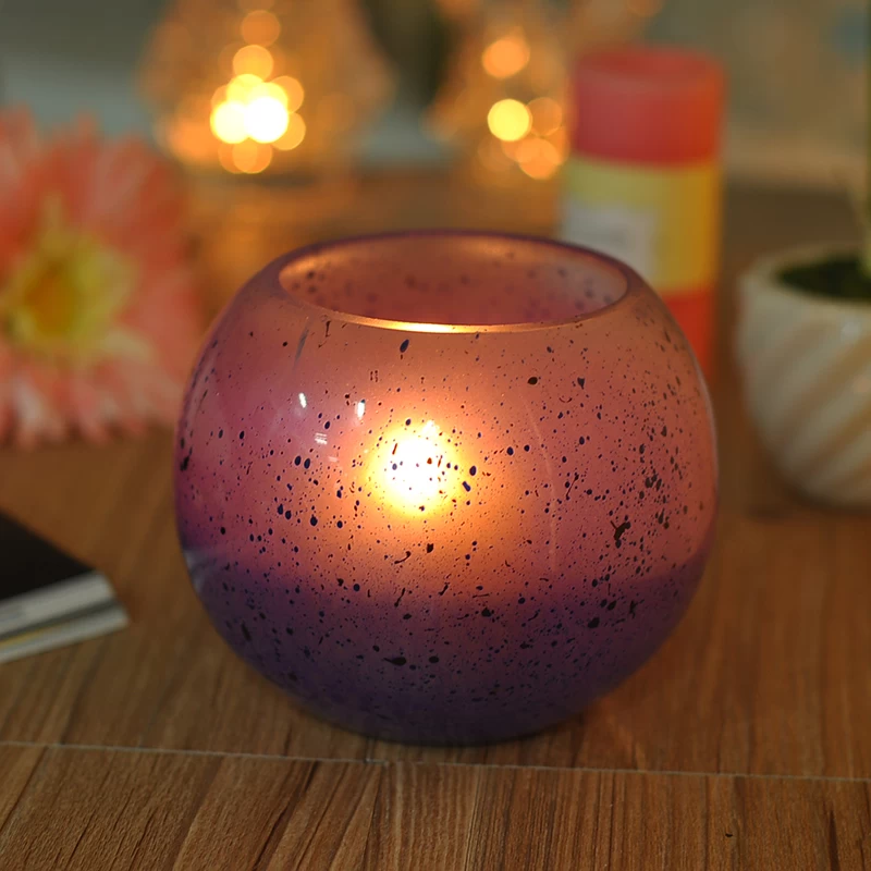   glass candle holder