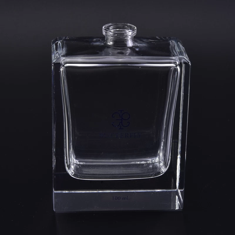 3.5oz small mini clear glass perfume bottle personal care popular in America & Europe