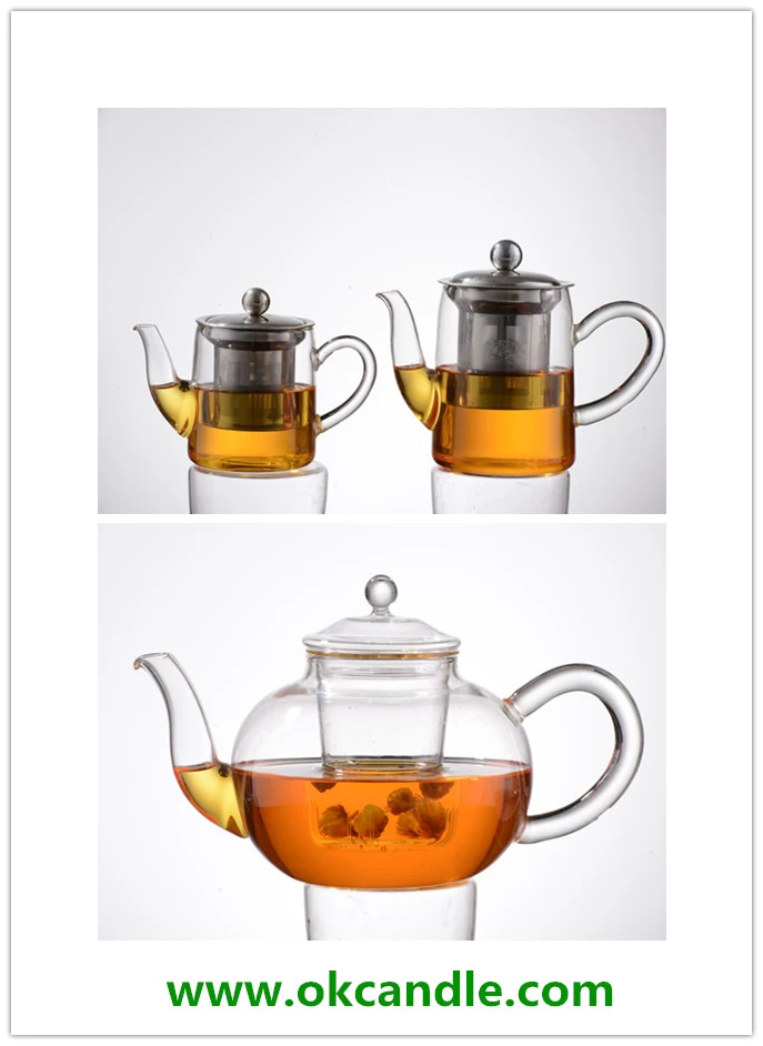 Beautiful borosilicate glass teapots