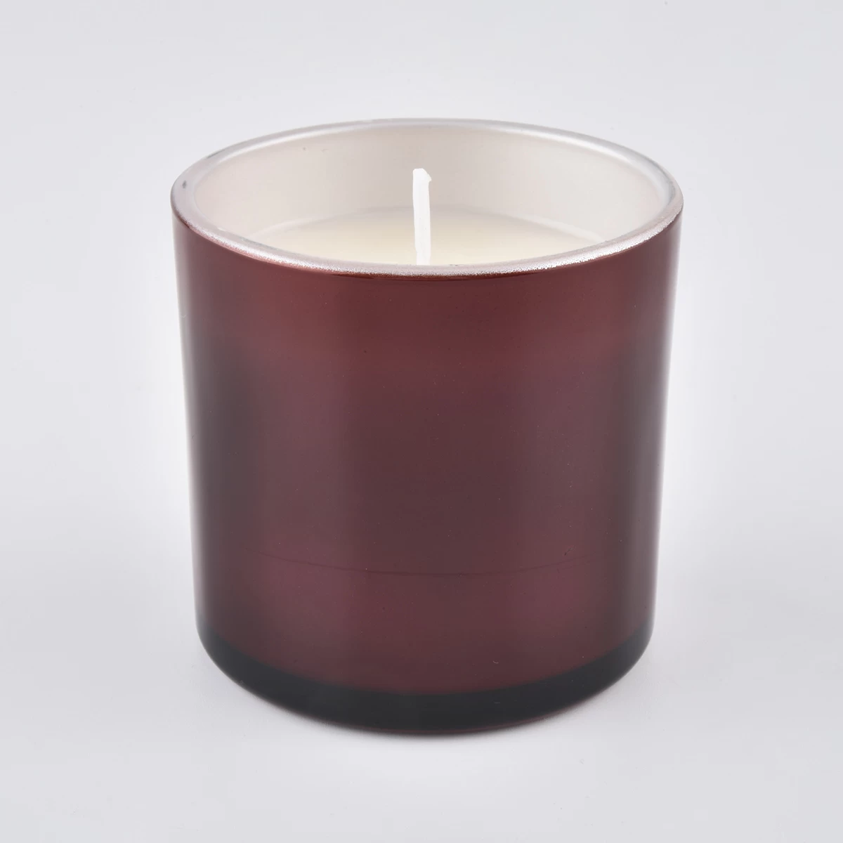 Wholesale 500ml Red Glass Candle Container