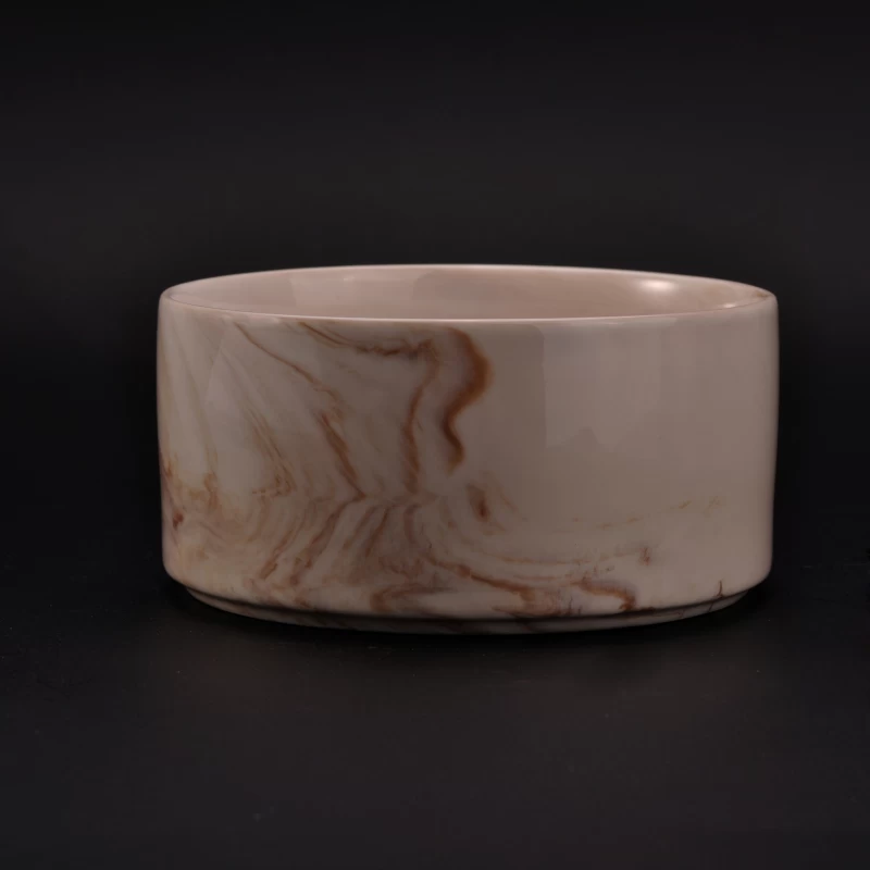 marble candle container