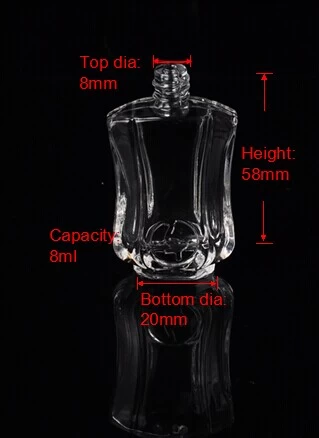 rectangle shaped glass perfume bottles factory