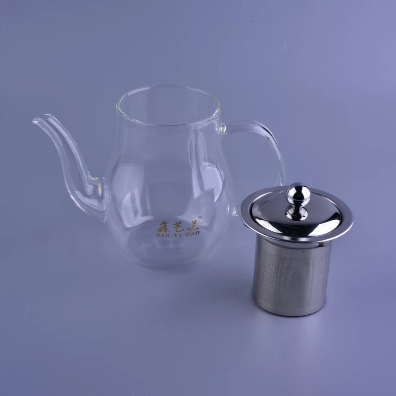 Chinese thermos pyrex glass tea pot wholesale