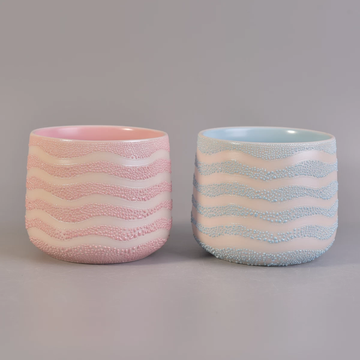 2017 New arrival unique design beautiful decoraive ceramic candle holders
