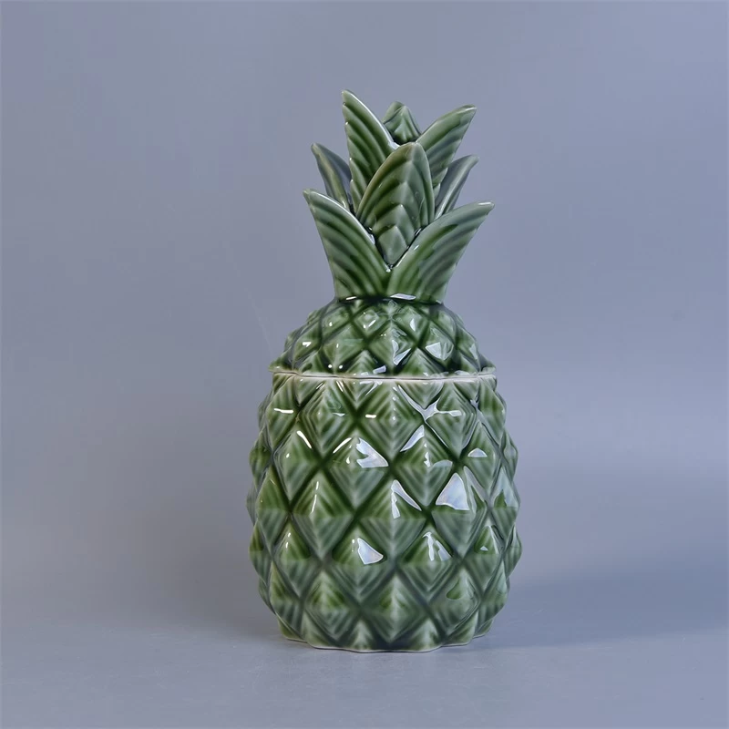 ceramic pineapple candle holder