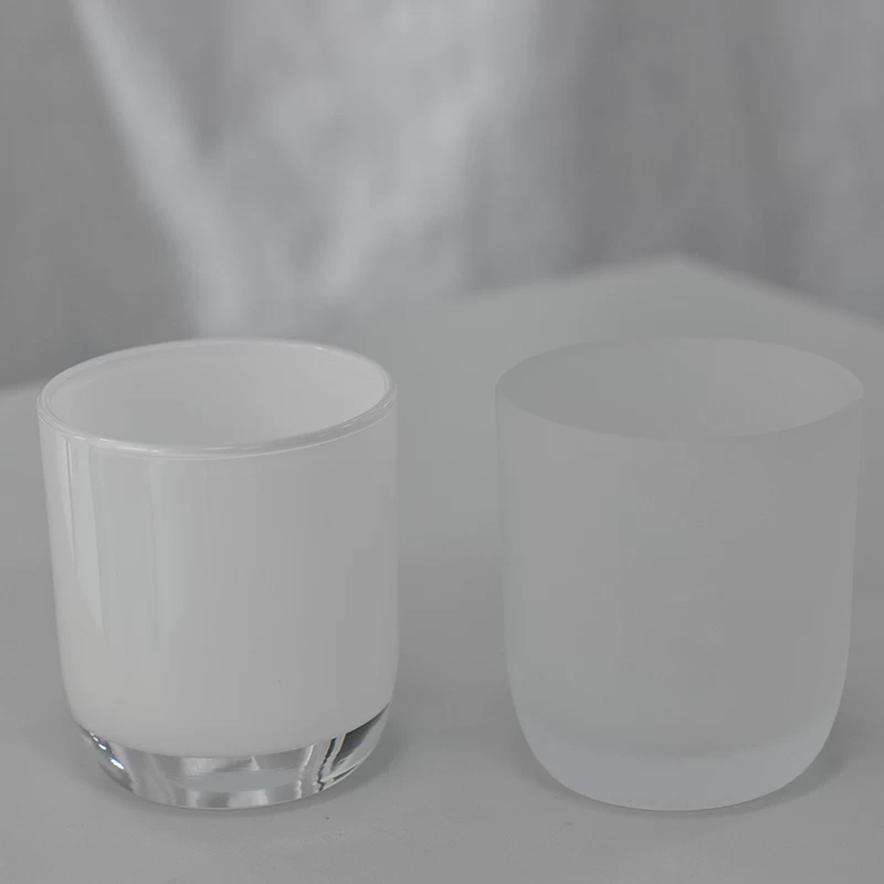 Popular Frost Glass Candle Holders