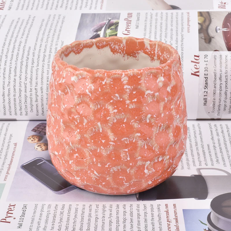 Wholesale empty ceramic candle jars