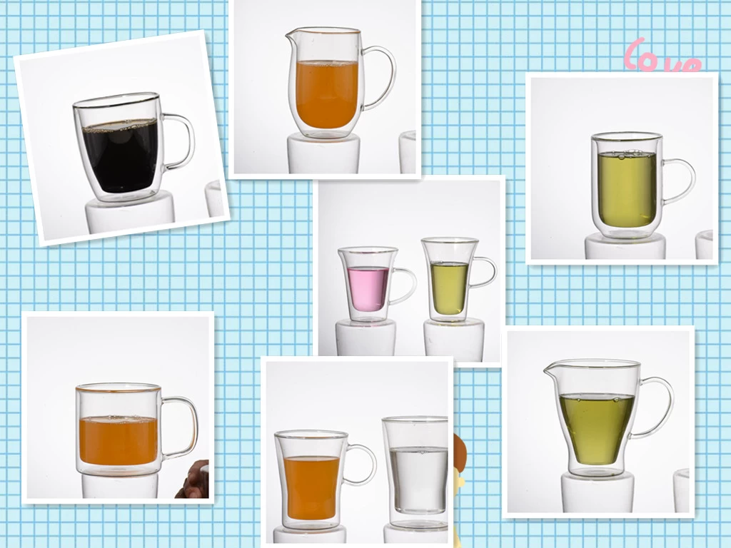 glass mug coffee glass mug juice doule wall glass mug suppliers