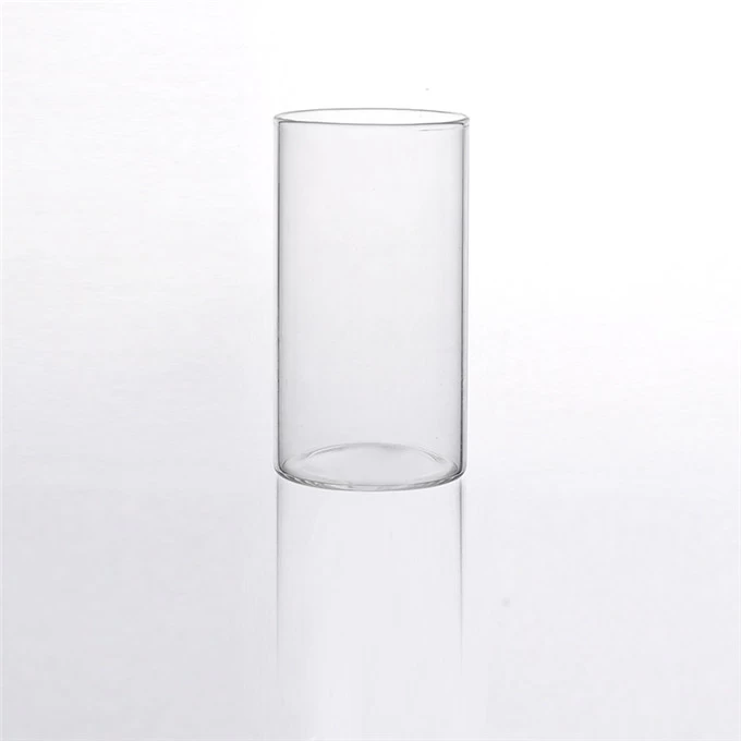 Thin single wall tube glass cups