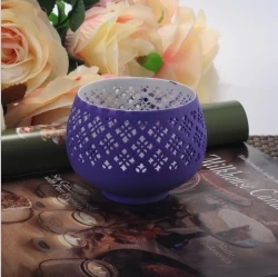 New colored ceramic tea light candle holders