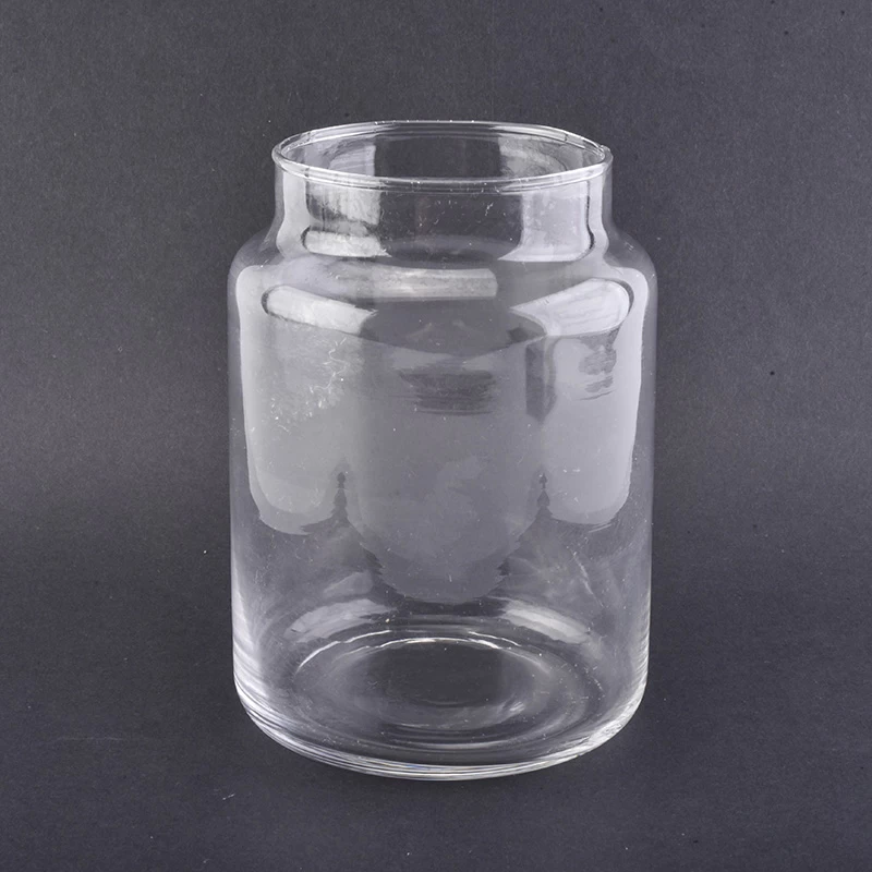 clear hand made glass candle holders wholesaler