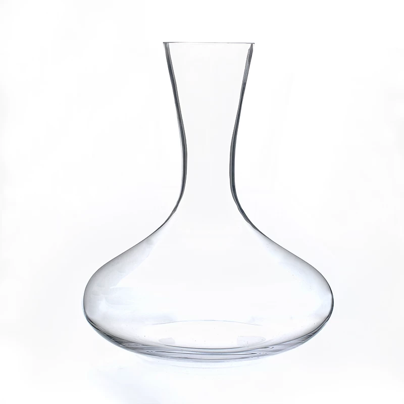 Glass round bottom decanter