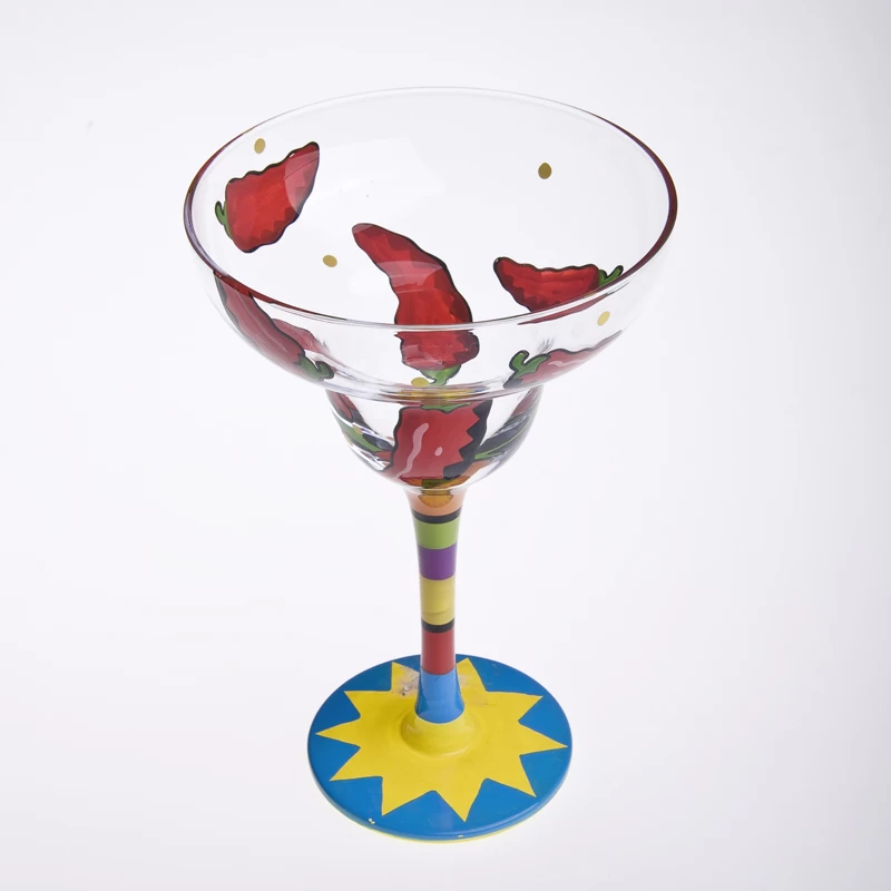 Chili goblet glass wine glass cup