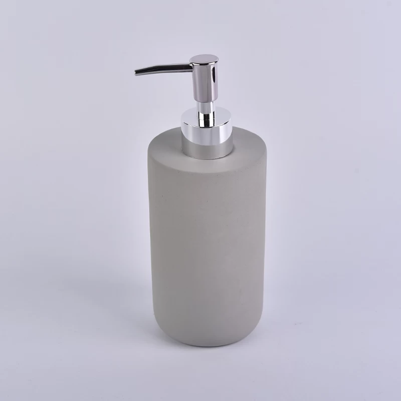 300ml retro lotion glass bottle with concrete