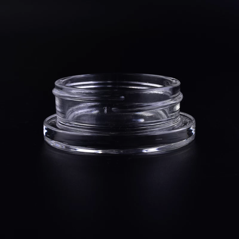 High quality clear comestic glass jar 