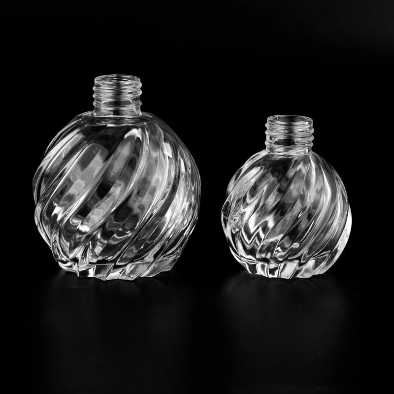 100ml luxury round reed diffuser glass bottle wholesale