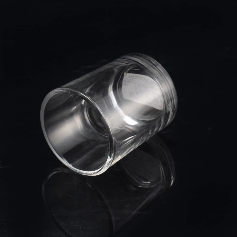 196ml clear home glass candle holder drinking glass cup