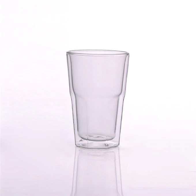 Heat resistant double wall glasses