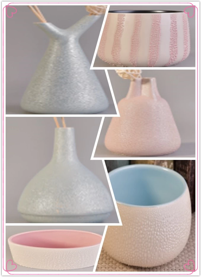 Newly pearl glazed raindrop ceramics for home decoration