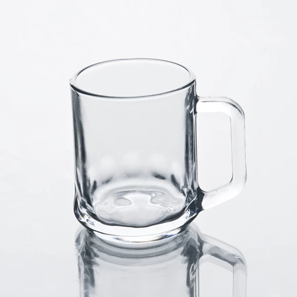 clear water glass mug