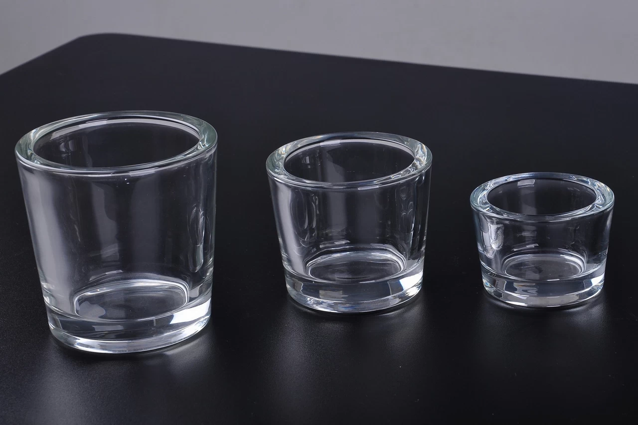 Wholesale Thick Wall Glass Candle Holders
