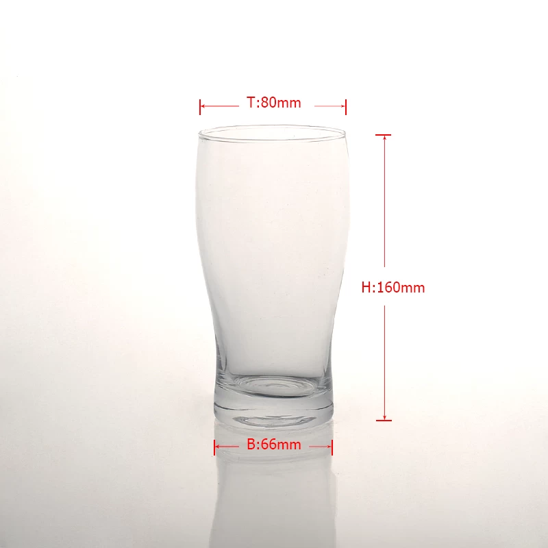 machine blown large beer glass drinking glass