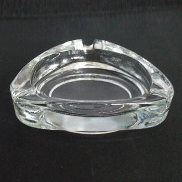 Customized Crystal Oval Cigarette Glass Ashtray
