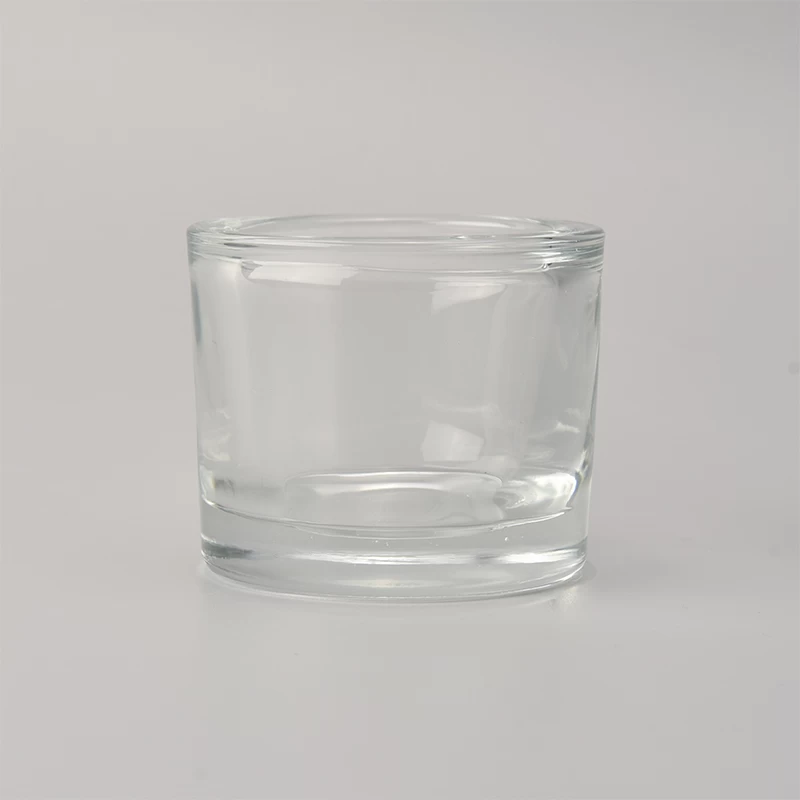 thick wall glass candle holdera