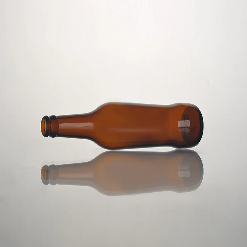 amber whisky glass bottle