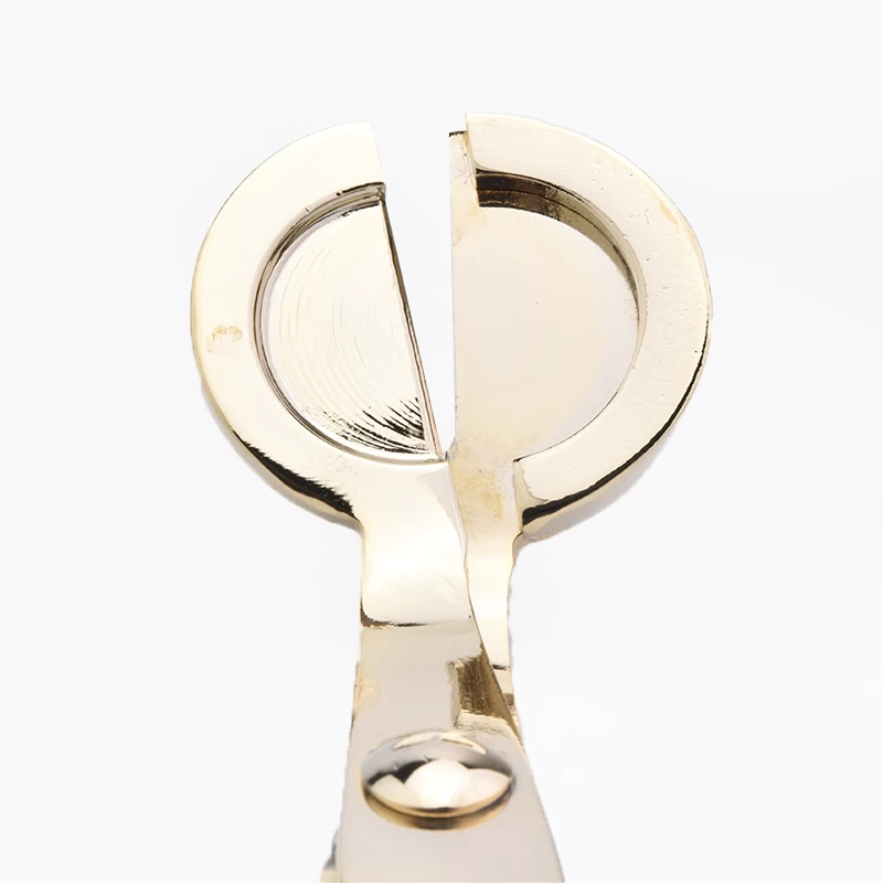 Candle Wick Dipper Oil Trimmer Snuffer Extinguish Trim Scissor Cutter Tool Wick Trimming Scissors Gold