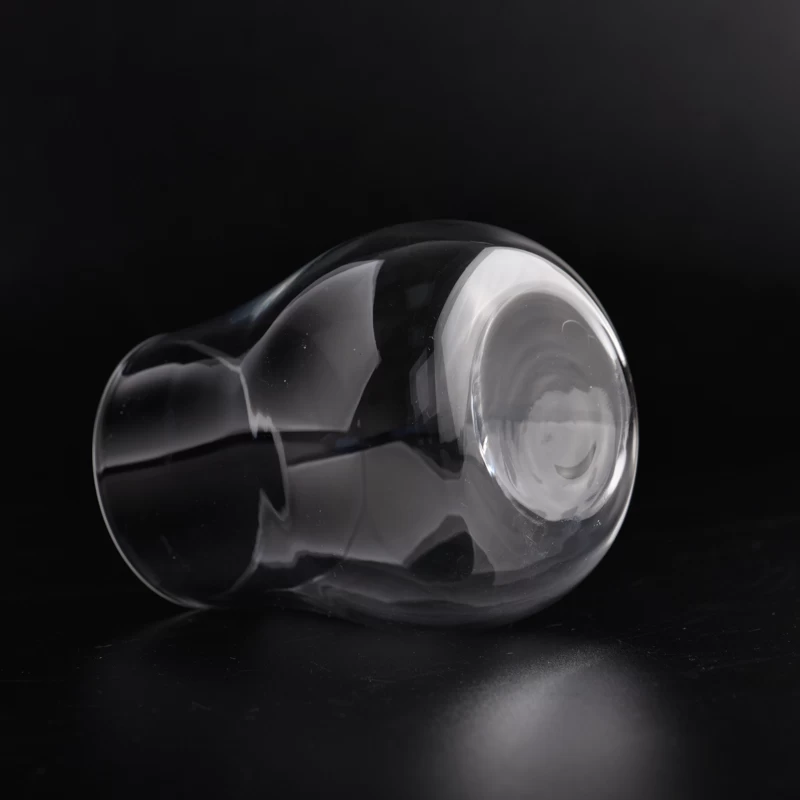 10oz glass tumbler glass jar by machine blown with round bottom