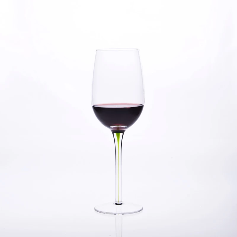 red stem wine glass