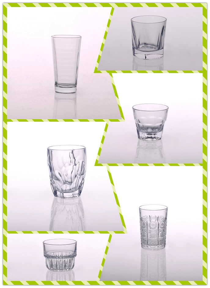 Hight qualtiy water and beverage glass