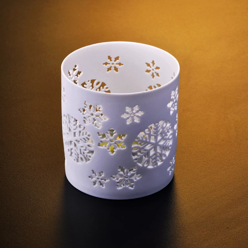 Different shape ceramic candle holder