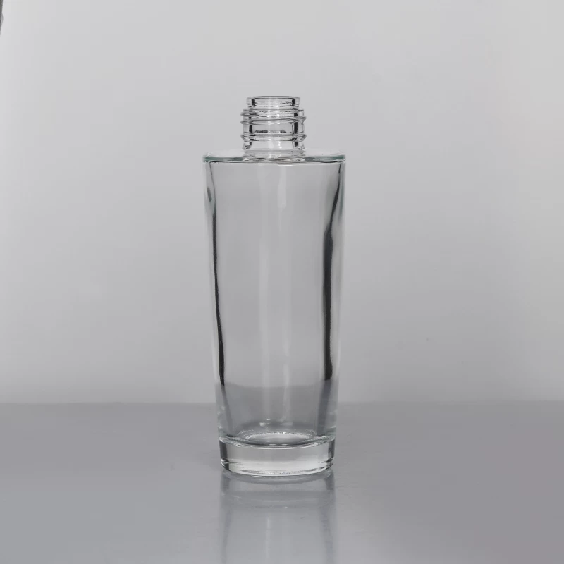 Bulk clear glass perfume bottles for wholesale