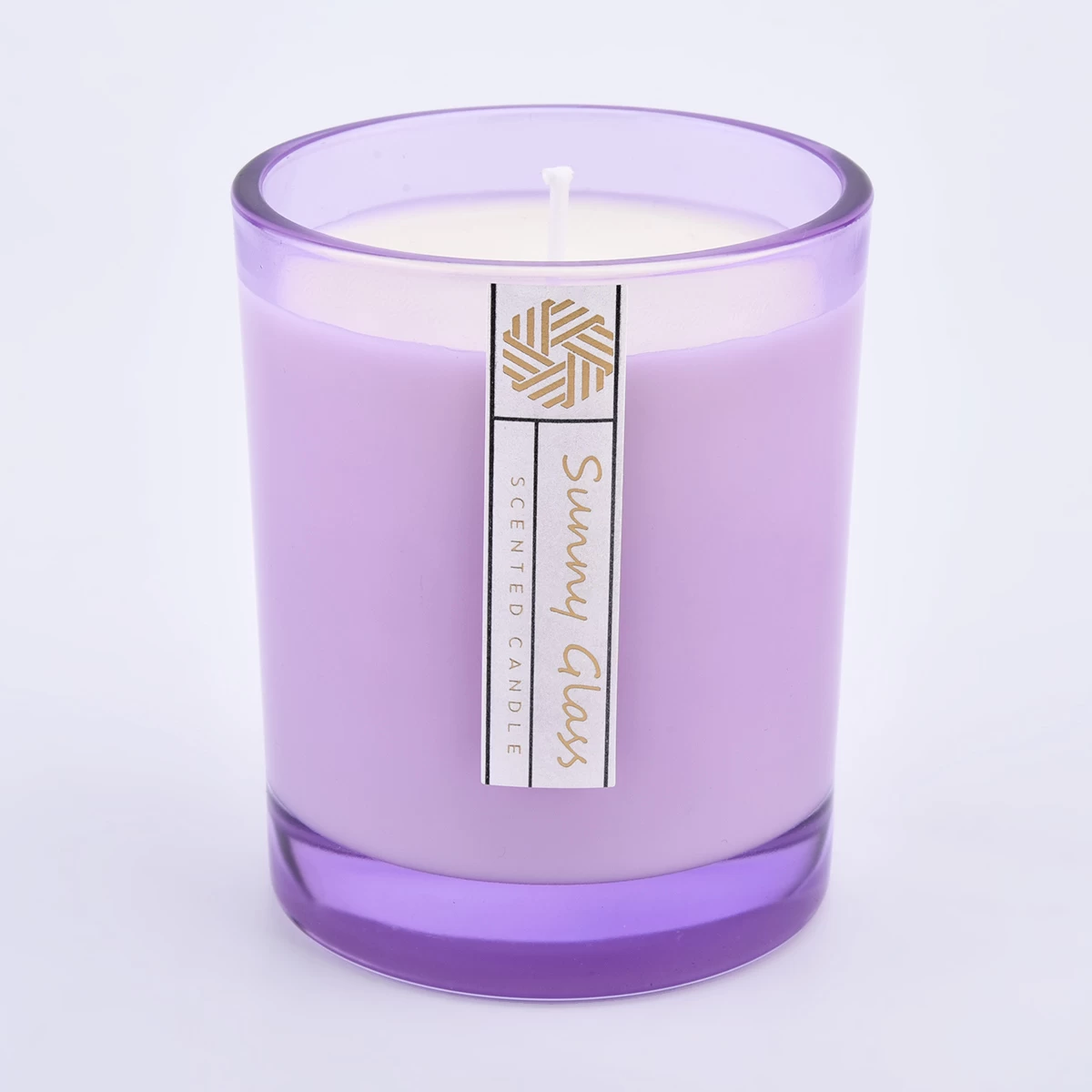 customized color glass candle jars and candle containers with private label