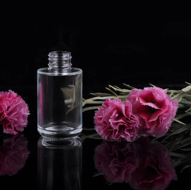 popular clear glass perfume bottle