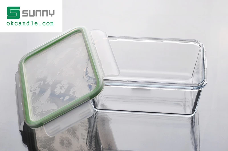 tempered glass container