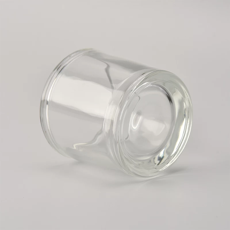 Transparent 3oz thick wall glass votive candle holder wholesale