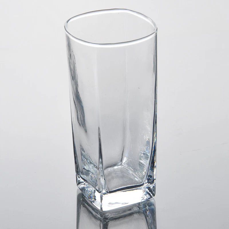Long body drinking glass cylinder juice cup