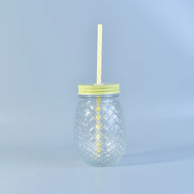 handle glass mason jar 