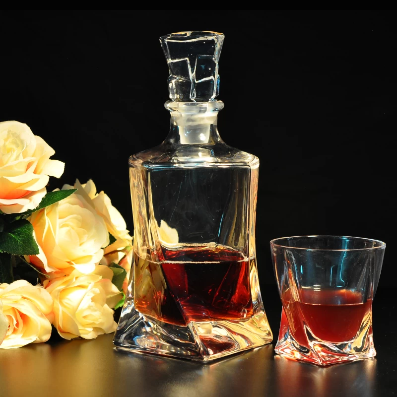 Various of luxury whiskey glass decanter