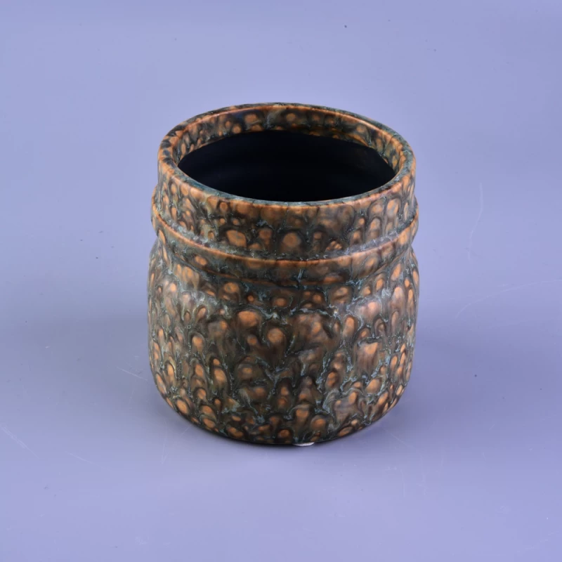 ceramic candle jar