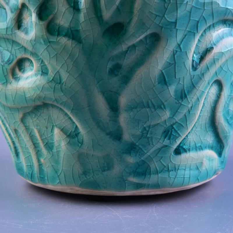 Hand Made Beautiful Decorative Ceramic Candle Jars