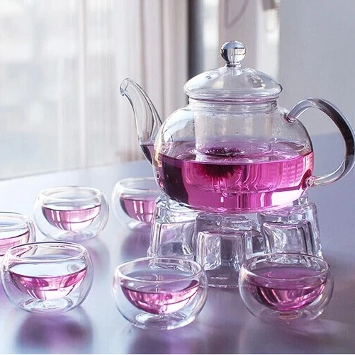 borosilicate glass tea sets