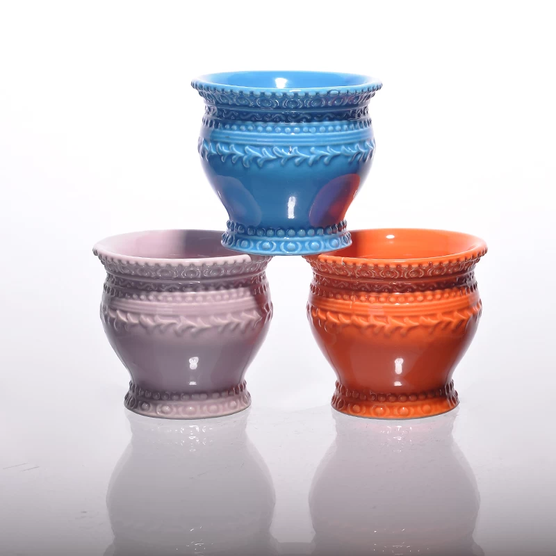 ceramic candle jars