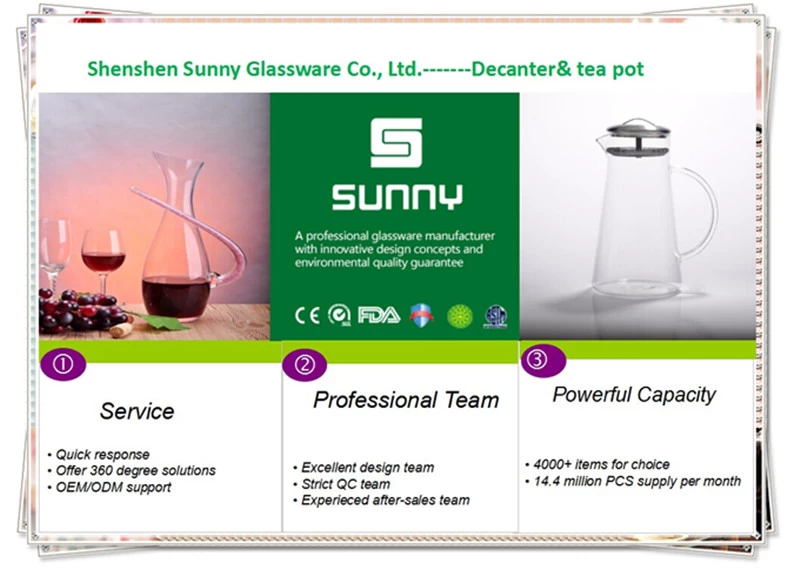 Decanter from Sunny Glassware
